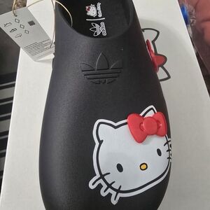 Adidas x Hello Kitty Black Clogs